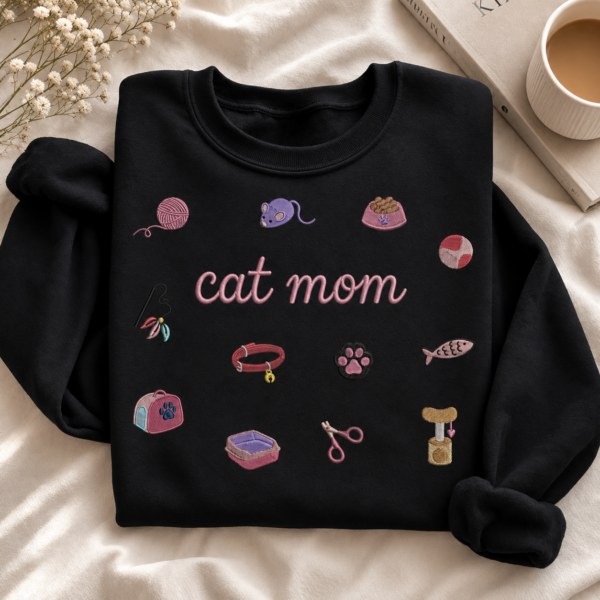 Home cat mom mockup